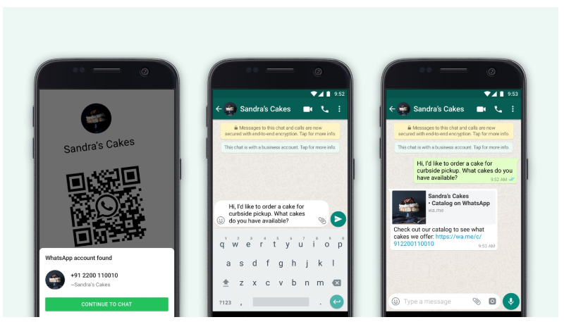 New Features for WhatsApp: QR Codes for Businesses and Catalog Links