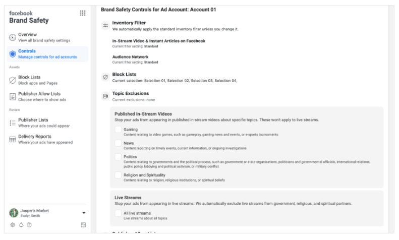 Facebook Adds New Tools for Brand Safety Control