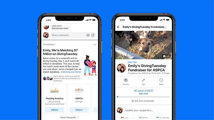 Facebook Adds New Fundraising Tools