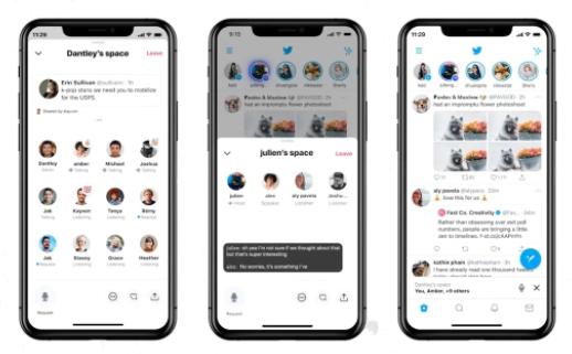 Twitter Tests Spaces on Virtual Rooms