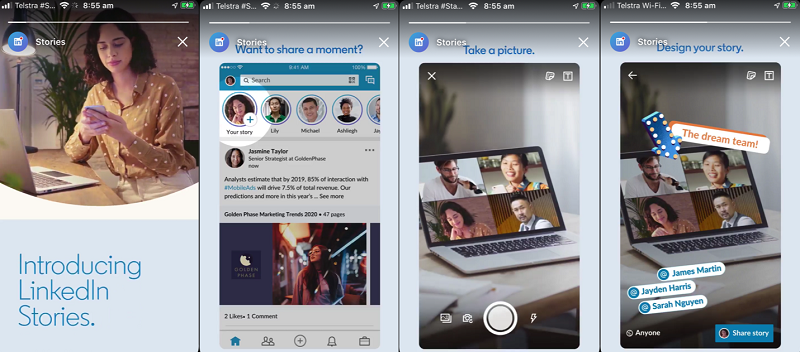 LinkedIn Launches Stories Ads