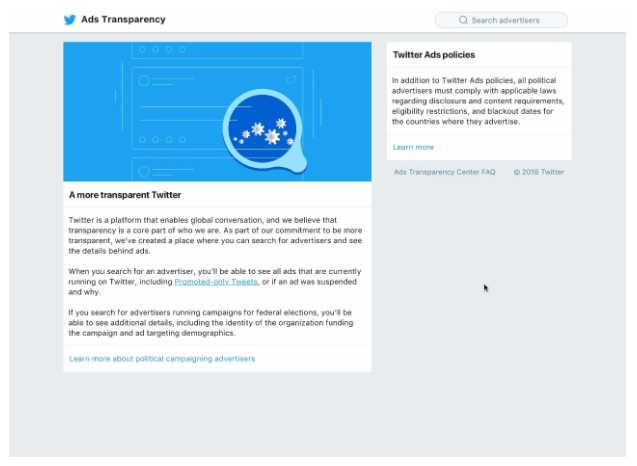 Twitter Removes Its Ads Transparency Center