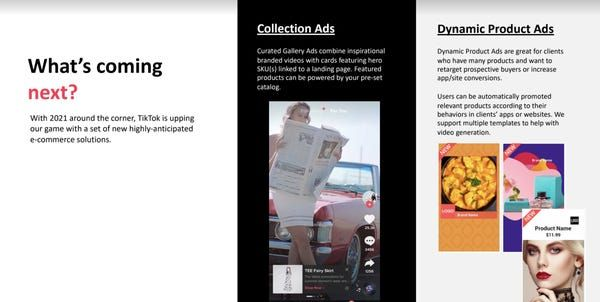 A Preview of Tiktok's eCommerce Ads