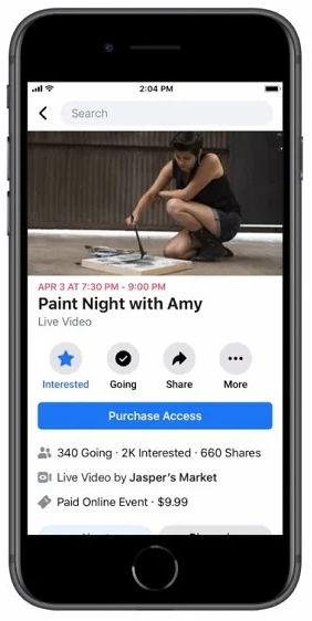 Facebook Expands Paid Events to Local Sports