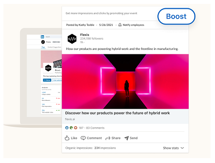 LinkedIn 推出新的 Boost 營銷功能