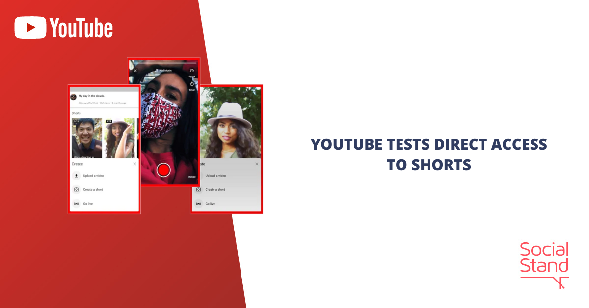 YouTube Tests Direct Access to Shorts Social Stand