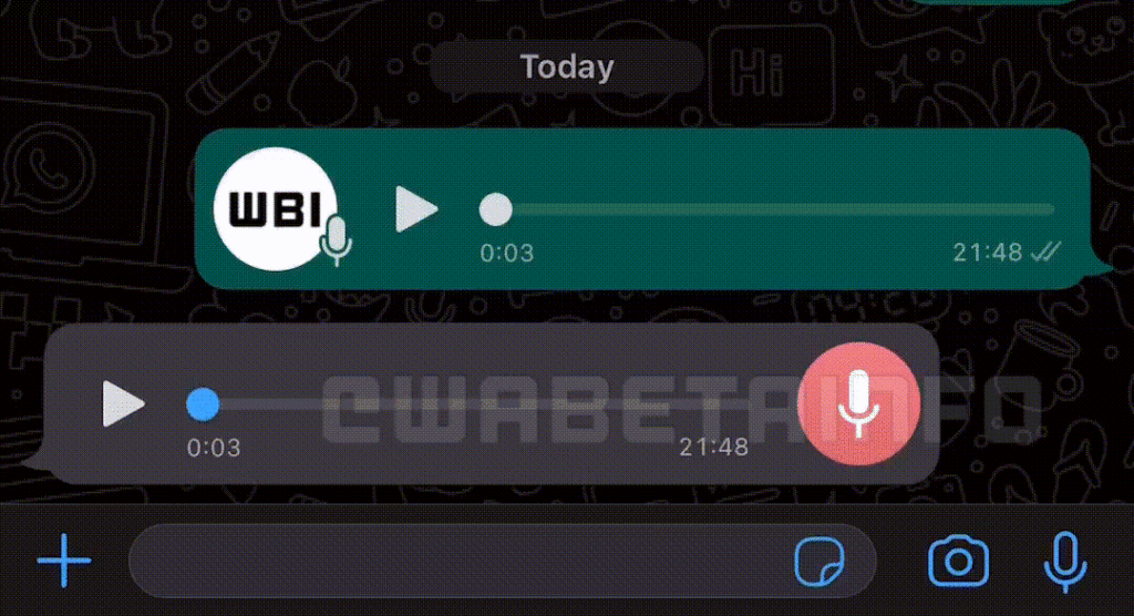 WhatsApp Tests Playback Speed Control on Audio Messages