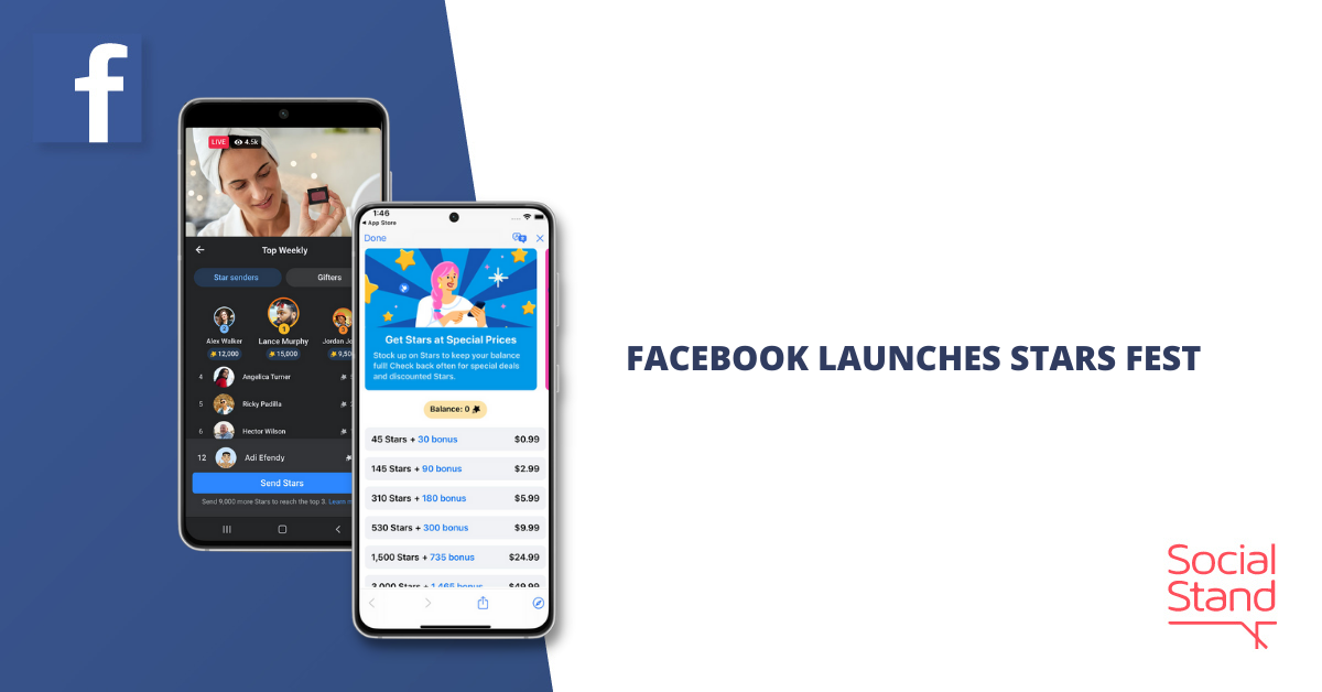 Facebook Launches Stars Fest - Social Stand