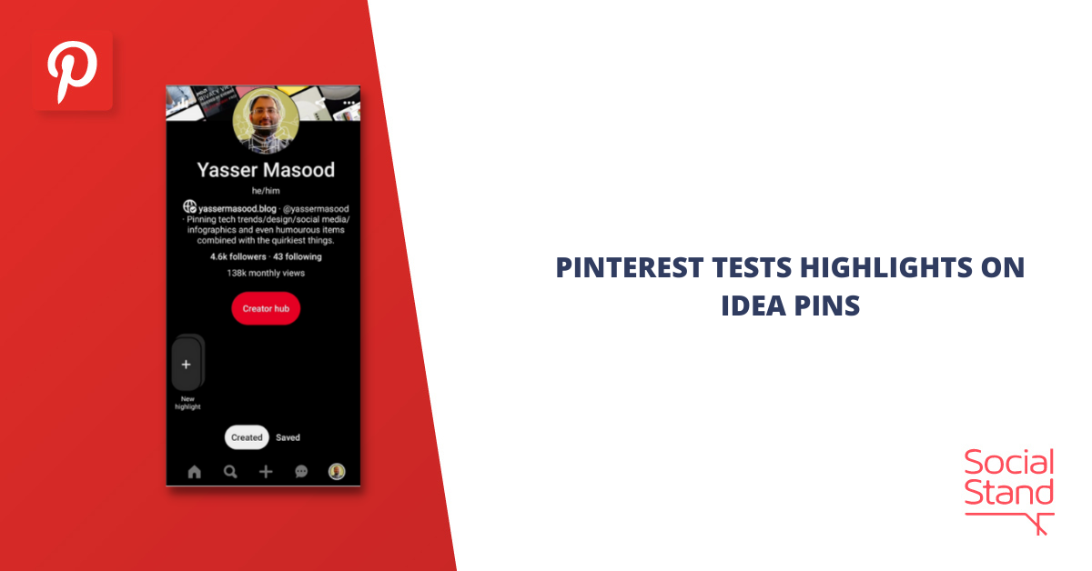 Pinterest Tests Highlights on Idea Pins - Social Stand