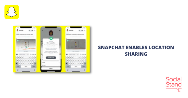 Snapchat Enables Location Sharing