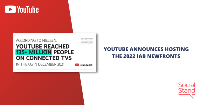 YouTube 宣布舉辦 2022 IAB NewFronts