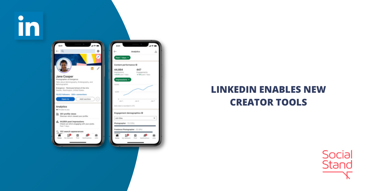 Linked Enables New Creator Tools - Social Stand
