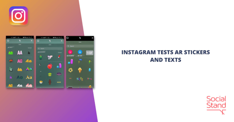 Instagram Tests AR Stickers and Texts
