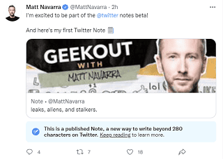Twitter Introduces Notes