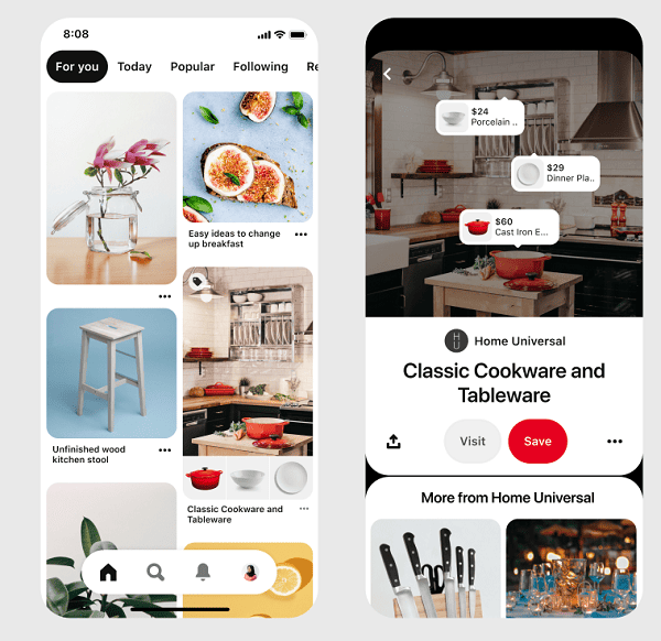 Pinterest 推出產品標籤和購物 API