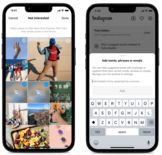 Instagram Launches New Feed Control Tools