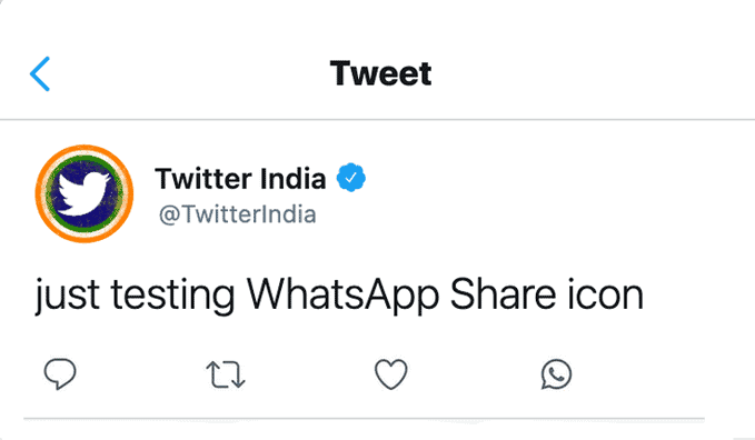Twitter Adds WhatsApp and LinkedIn Sharing Buttons to Boost Tweet Engagement