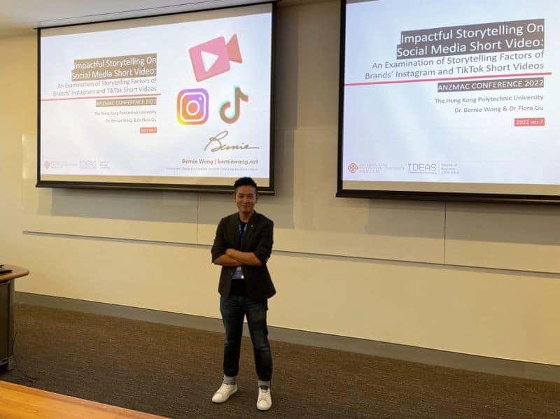 Digital marketing research presentation at ANZMAC 2022