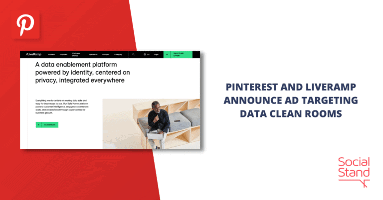 Pinterest and LiveRamp Announce Ad Targeting Data Clean Rooms