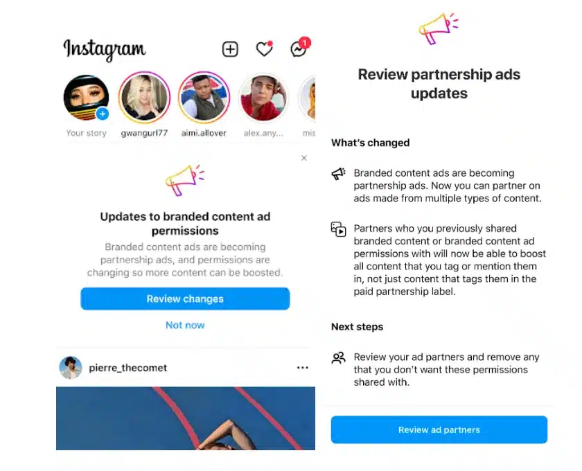 Instagram 更新用戶生成的內容政策