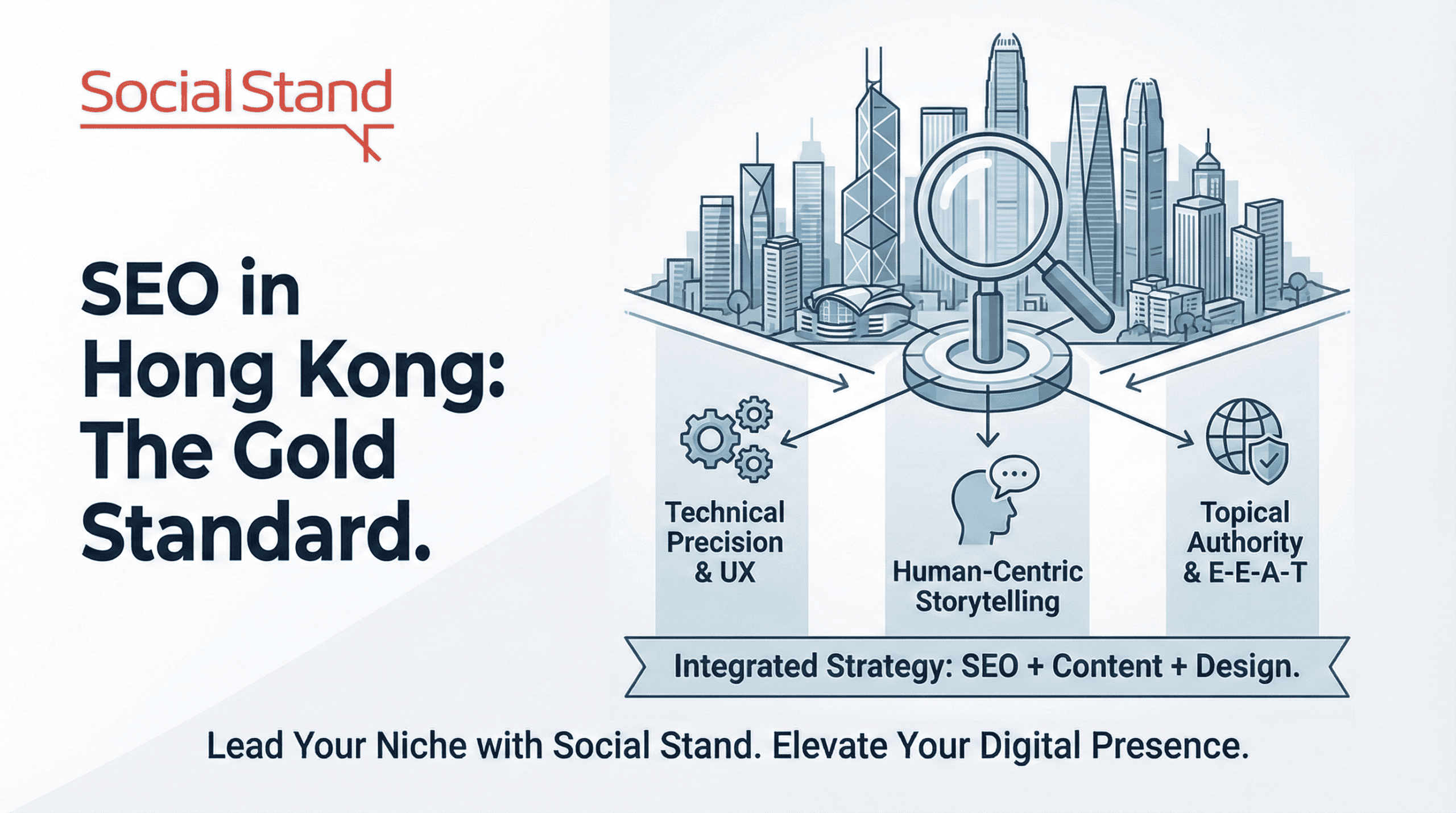 SEO Hong Kong integrated strategy infographic