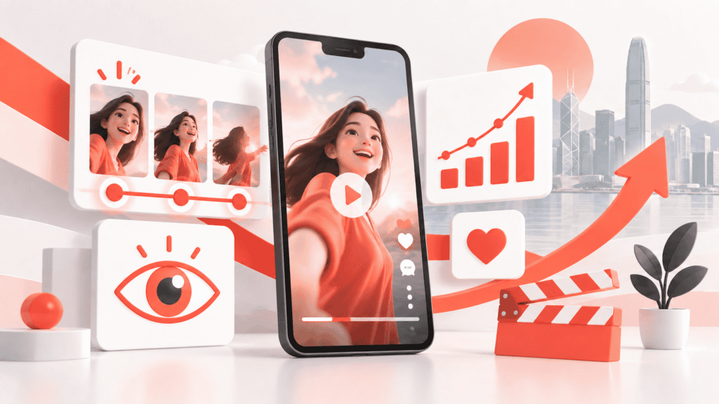 Vertical video advertising designed to capture attention in the first seconds